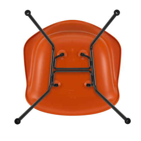 Cadeira de Braços em Plástico Eames DAX / Base Preta